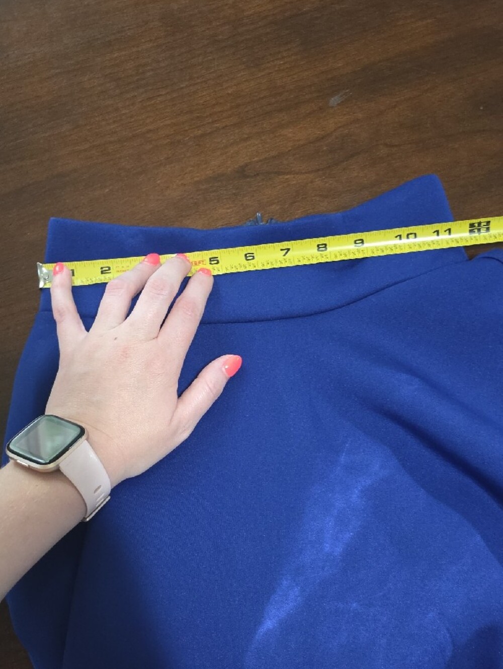 The Vintage Shop Royal Blue Circle Skirt - Picture 6 of 7
